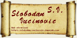 Slobodan Vučinović vizit kartica